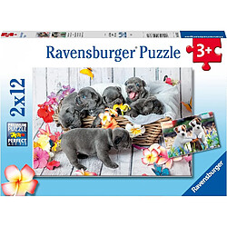 Ravensburger 2 Puzzles pour enfant - (12 x 2) piéces