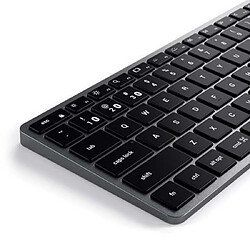 Satechi Clavier SLIM X1 Bluetooth USB-C QWERTY Rétroéclairé et Compact Gris pas cher