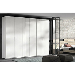 Inside 75 Armoire blanche 298,4 x 60 x 220 cm structure standard 6 portes kubica 