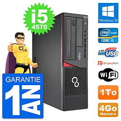 PC Fujitsu Esprimo E720 DT Intel i5-4570 RAM 4Go Disque Dur 1To Windows 10 Wifi · Occasion 