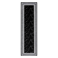 Avis RUGSX Tapis, le tapis de couloir GLOSS moderne 2813 87 élégant, cadre, grec noir gris 80x200 cm