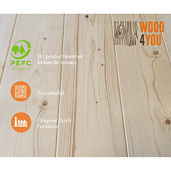 Wood4you - Banc de jardin - Kit à monter soi-même - Coussins inclus Wood4you - Banc de jardin - Kit à monter soi-même - Coussins inclus