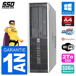 PC HP 6305 Pro SFF AMD A4-5300B RAM 32Go SSD 2To Windows 10 Wifi · Occasion 