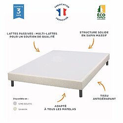 Avis Ebac Matelas ressort + Sommier SR15 Volcan 140x190 Record - H. 20 cm - Soutien ferme