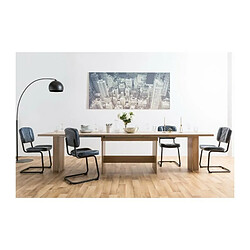 ANCONA Table a manger XXL extensible de 8 a 12 personnes classique decor chene sonoma - L 160 / 310 x l 90 cm