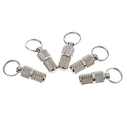 Étiquettes d'identification de chat pour chien 5pcs Anti-Perdu Chien Chat Chat ID Identifiant Adresse Nom Étiquette Tag Tube