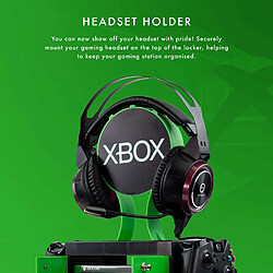 Rubber Road Casier de rangement pour jeux et film XBOX - Avec support manette Xbox - Support casque