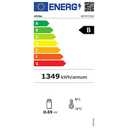 Acheter Armoire Réfrigérée Vitrée Positive - 610 L - Atosa