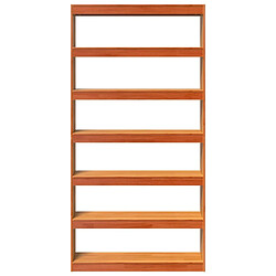 Maison Chic Armoire de livres - Bibliothèque - Séparateur de pièce 100x30x199,5 cm bois de pin -GKD58462 pas cher