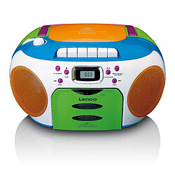 Lenco Radio portable Lecteur CD et cassette enfants SCD-971 Multicolore 