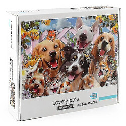 Universal Puzzles pour adultes, 1000 pièces pour animaux de compagnie pour animaux de compagnie et chien Puzzle difficile pas cher