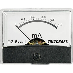 Appareil de mesure encastrable analogique VOLTCRAFT AM-60X46/1MA/DC