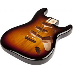 Corps Stratocaster Mexique 3 Tons Sunburst Fender 