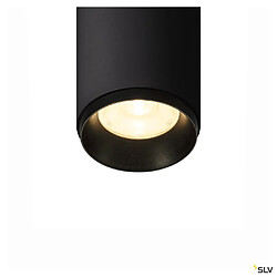 Slv Plafonnier intérieur NUMINOS® S, orientable, 60°, noir, LED, 11W, 3000K, variable