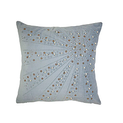 Coussin Romimex Celeste 45 x 45 x 10 cm 