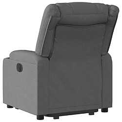 Acheter Maison Chic Fauteuil Relax pour salon, Fauteuil inclinable Gris foncé Tissu -GKD89390