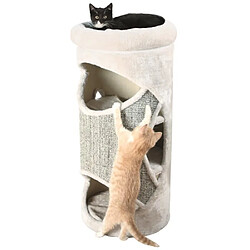 TRIXIE Cat Tower Gracia 85cm - Gris clair et gris moucheté - Pour chat