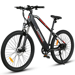 Vélo électrique SAMEBIKE MY275 FT - moteur 350W batterie 48V10.4AH autonomie 40KM freins à disque mécaniques - Noir