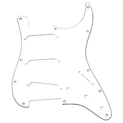 3-Ply White 11-Hole Stratocaster Pickguard Fender 