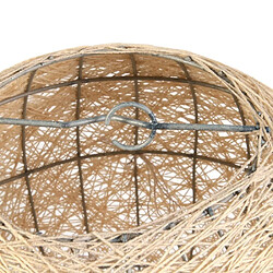 Acheter Home Deco Light Suspension boule colorée 30 cm beige.