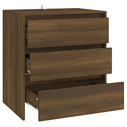 Acheter vidaXL Buffet Chêne marron 70x41x75 cm Bois d'ingénierie