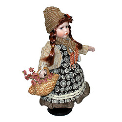 Avis Vintage élégante poupée en porcelaine Splicing Doll 40cm Style4