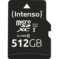 Ina Intenso microSDXC 512GB Class 10 UHS-I U1 Performance