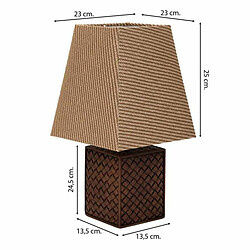 Acheter Lampe de bureau Alexandra House Living Marron Polyrésine 220-240 V 13 x 24 x 13 cm