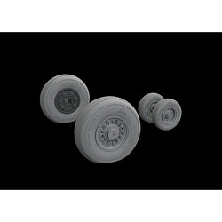 F-14D wheels for AMK - 1:48e - Eduard Accessories 