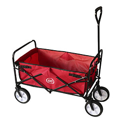 Axi House Chariot de plage rouge pliant AB100 Foldable Beachwagon Red