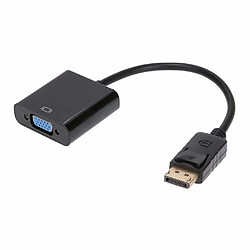 INECK® Adaptateur noir DisplayPort mâle vers VGA femelle