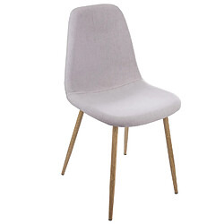 Atmosphera, Createur D'Interieur Chaise scandinave Taho - Gris clair