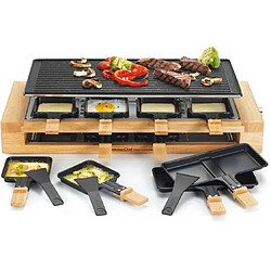 Avis Appareil à raclette 8 personnes 1500w + gril - kcwood8maxi - KITCHEN CHEF