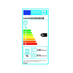 Four encastrable 76l 60cm pyrolyse carbone - NV7B45502AB - SAMSUNG