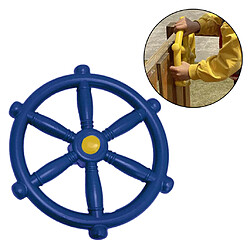 Roue Portative De Bateau De Pirate De 18.81 Pouces Pour Le Jeu De Balançoire Extérieur Bleu Arrière-cour pas cher