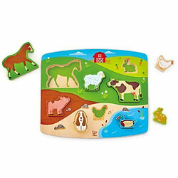 Hape International Hape - Puzzle Figurines Animaux de la Ferme, E1454 