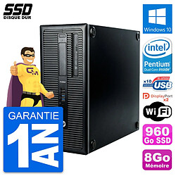 PC Tour HP ProDesk 600 G1 Intel Pentium G3220 RAM 8Go SSD 960Go Windows 10 Wifi · Occasion 