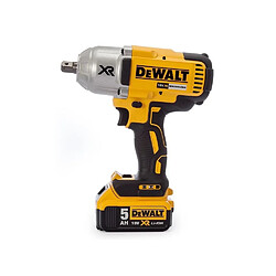 DEWALT Boulonneuse a chocs Brushless DCF899P2 - 950 Nm - Livrée avec 2 batteries 18 V et chargeur multi-voltage