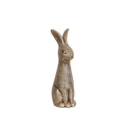 Figurine Décorative Romimex Beige Céramique Lapin 13 x 40 x 15 cm 