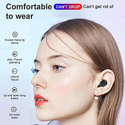 GUPBOO L21 Pro TWS Bluetooth 5.0 Écouteurs sans fil IPX7 Casque étanche Sons Hi-Fi Écouteurs Casques Casque stéréo pour les jeux