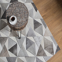 Avis Beliani Tapis gris aux motifs contemporains 160 x 230 cm ALAKA