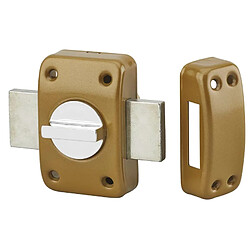 Dom Verrou de Securite Reversible à Bouton pour Porte avec Cylindre 45 mm Serie 843