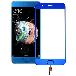 Wewoo Pièce détachée pour Xiaomi Mi Note bleu 3 Lentille extérieure en verre de l'écran avant, identification d'empreintes digitales de soutien 