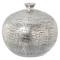 Vase Alexandra House Living Argenté Céramique 25 x 25 x 21 cm