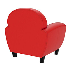 Acheter Rendez Vous Deco Fauteuil Club rouge