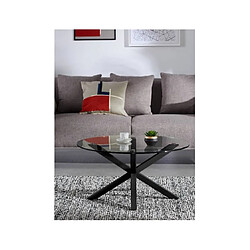 Acheter LF SALON Table basse Table basse Arya ronde pieds noir