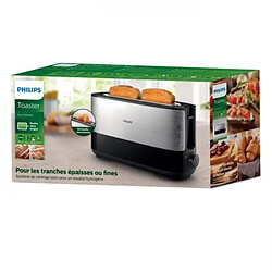 Grille Pain - Toaster Electrique PHILIPS HD2692/90 Viva Collection - Noir