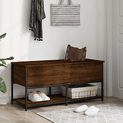 Avis Maison Chic Banc de rangement | Meuble de rangement d'Entrée | Coffres d'Intérieur chêne marron 100x42,5x47 cm bois d'ingénierie -MN60671