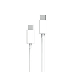 My Way Myway Câble USB-C vers USB-C Charge 60W et Synchronisation 3m Blanc 