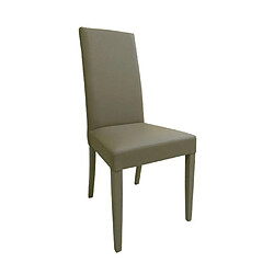 Alter Ensemble de 2 chaises en bois classiques, pour salle à manger, cuisine ou salon, Made in Italy, cm 46x55h99, Assise h cm 45, Couleur Gris